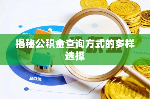东势揭秘公积金查询方式的多样选择
