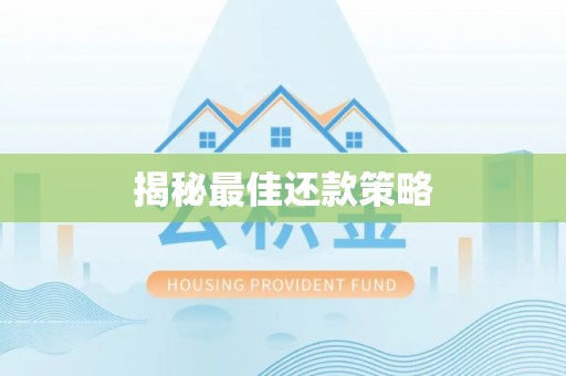 东势揭秘最佳还款策略